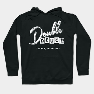 double deuce white Hoodie